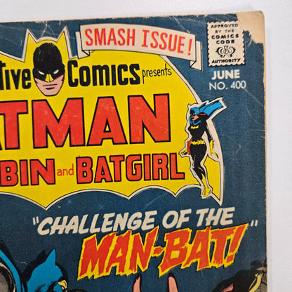 Detective Comics (1937) 400 PR 1.0 - 1st app. Man - Bat - Infinite Collectibles