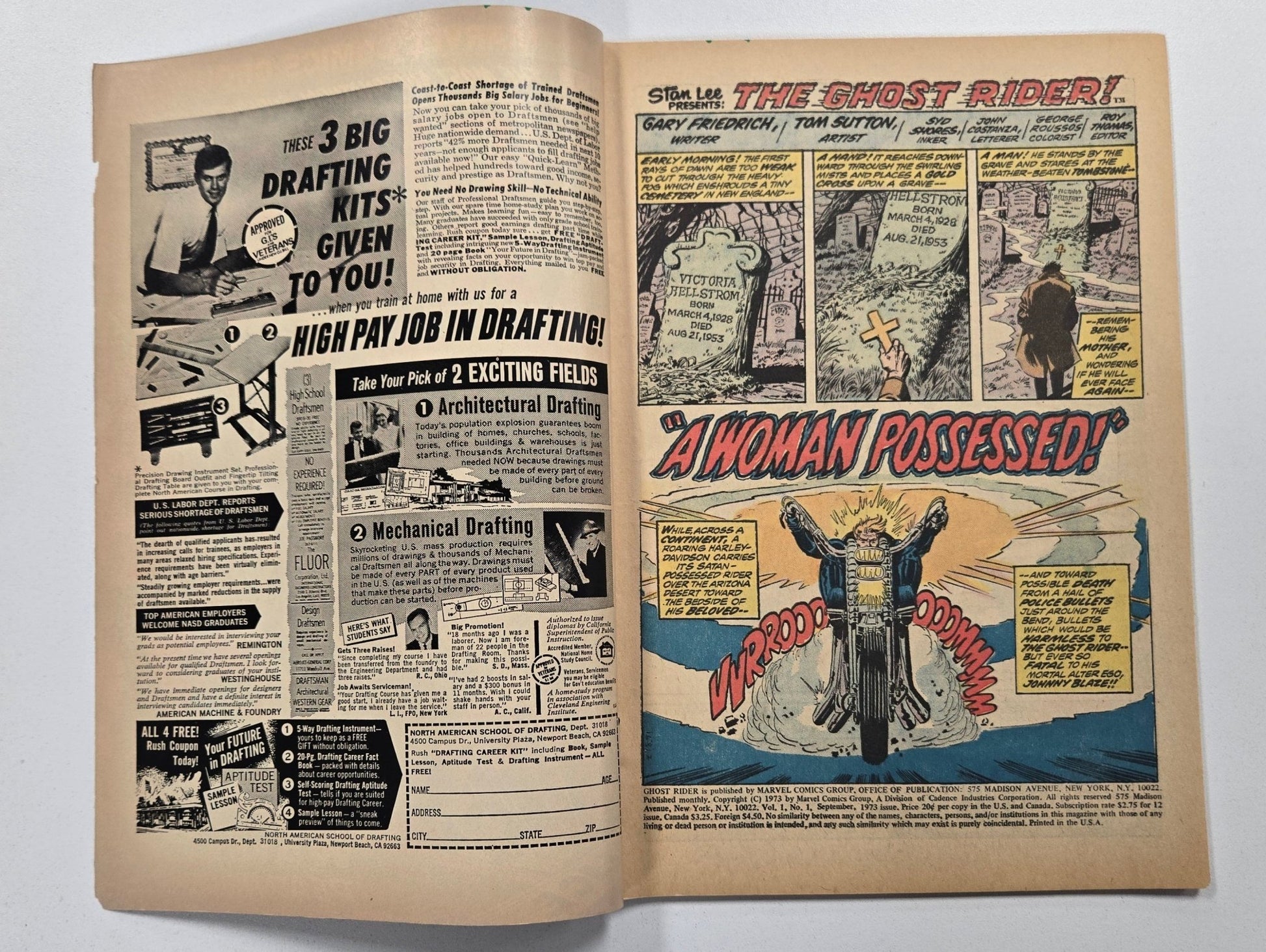 Ghost Rider (1972) 001 VG Key Issue - Infinite Collectibles
