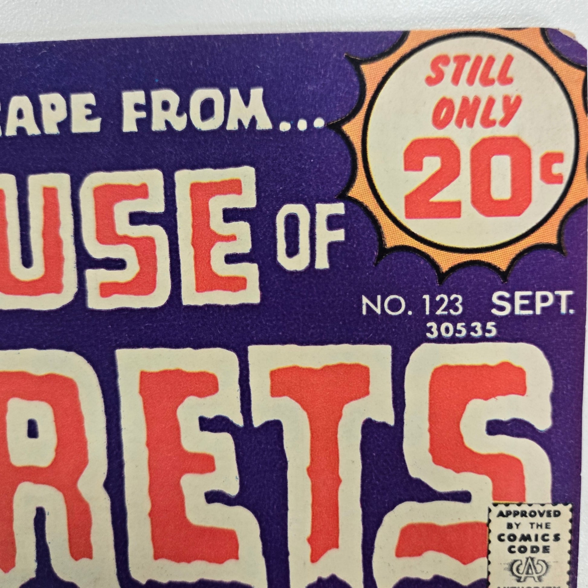 House Of Secrets (1956) 123 F/VF Iconic Cover - Infinite Collectibles