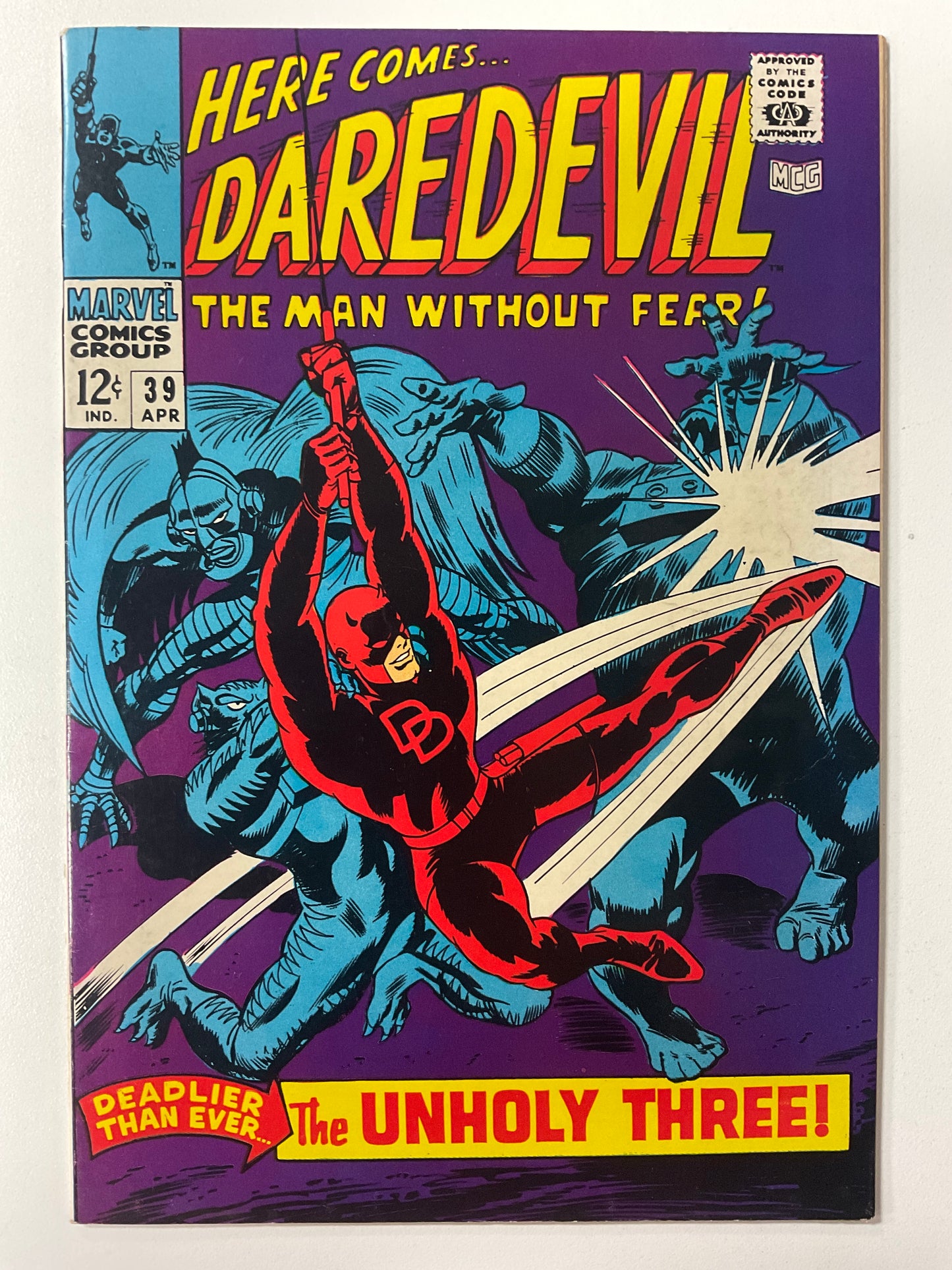 DAREDEVIL (1964) #39 FN/VF 7.0 1ST EXTERMINATOR