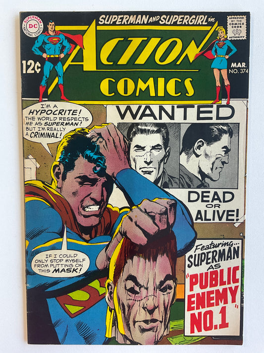 ACTION COMICS (1938) #374 VG/FN 5.0