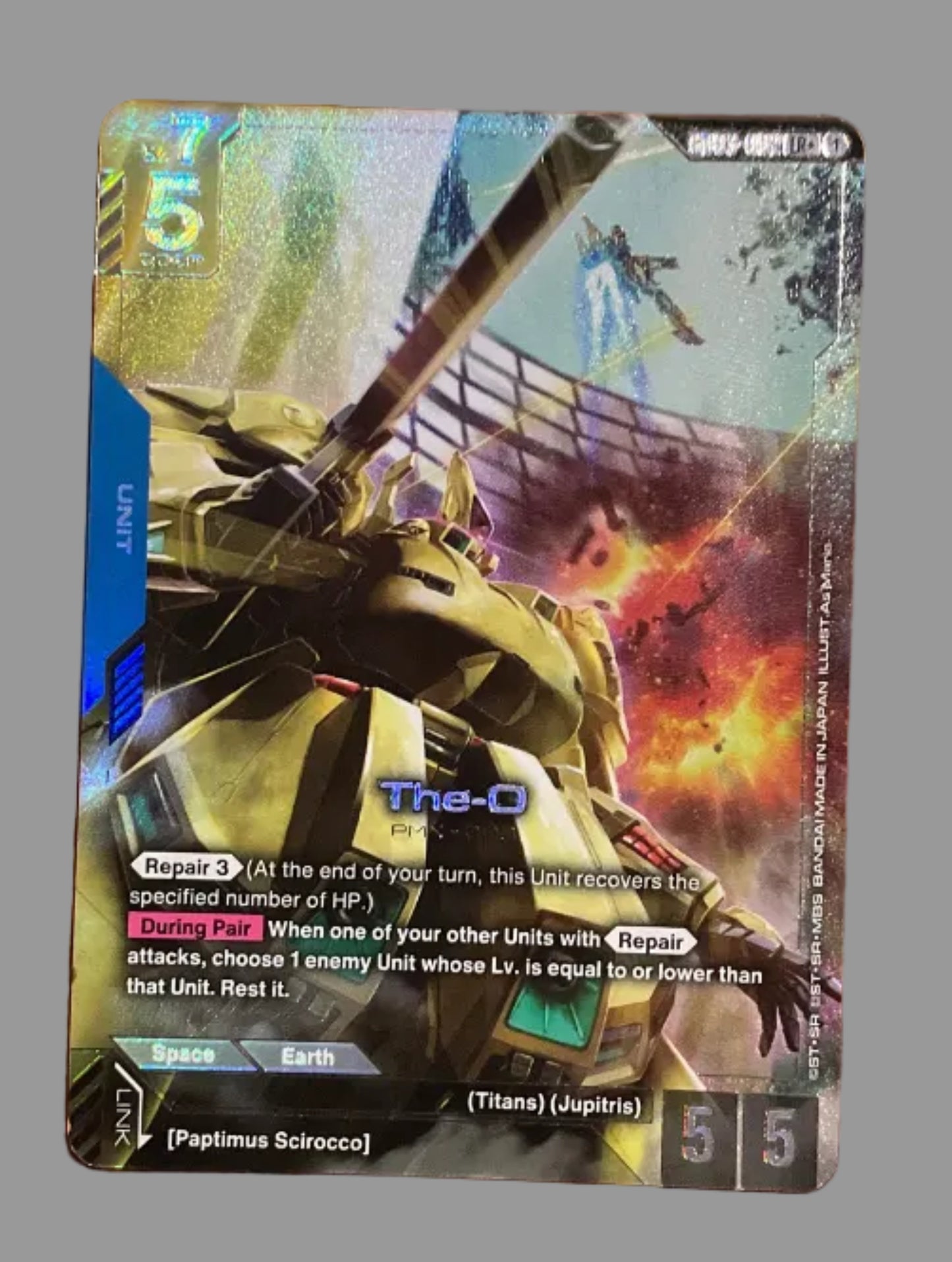 The-O (LR+) - Steel Requiem (GD03) Gundam Card Game
