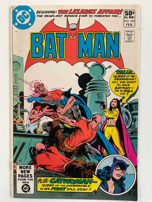BATMAN (1940) #332 FN 6.0