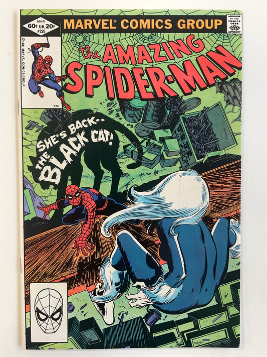 AMAZING SPIDER-MAN (1963) #226 NM- 9.2 3RD BLACK CAT