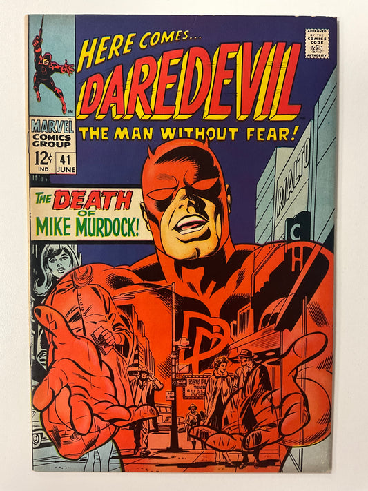 DAREDEVIL (1964) #41 FN 6.0 DEATH OF MIKE MURDOCK