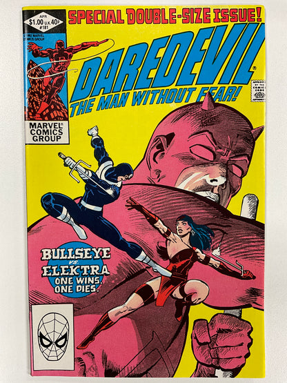 DAREDEVIL (1964) #181 VF+ KEY “DEATH” OF ELEKTRA