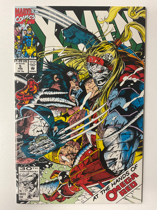 X-Men (1991) #05 VF/NM 1st Omega Red Cover