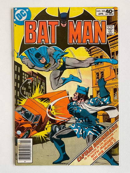 BATMAN (1940) #322 VF- 7.5