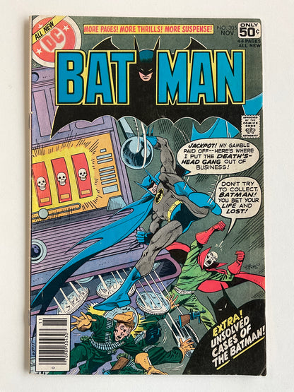 BATMAN (1940) #305 VG 4.0