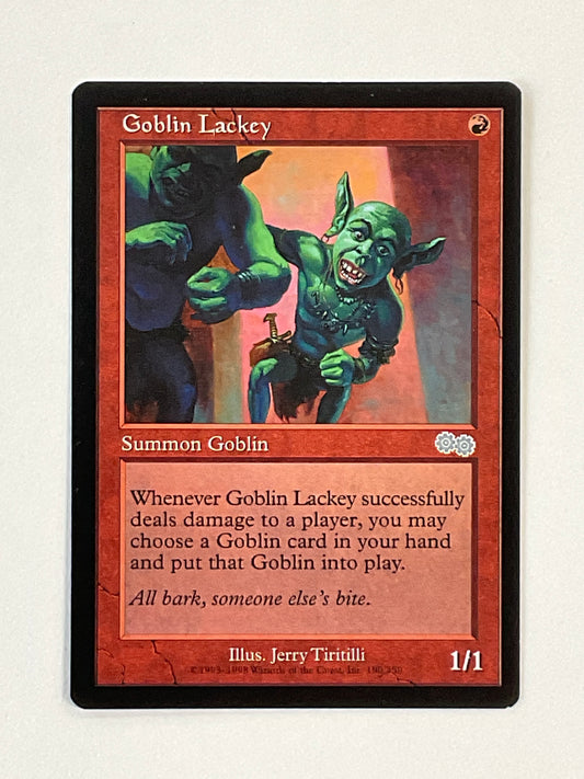 MTG GOBLIN LACKEY URZA'S SAGA LP