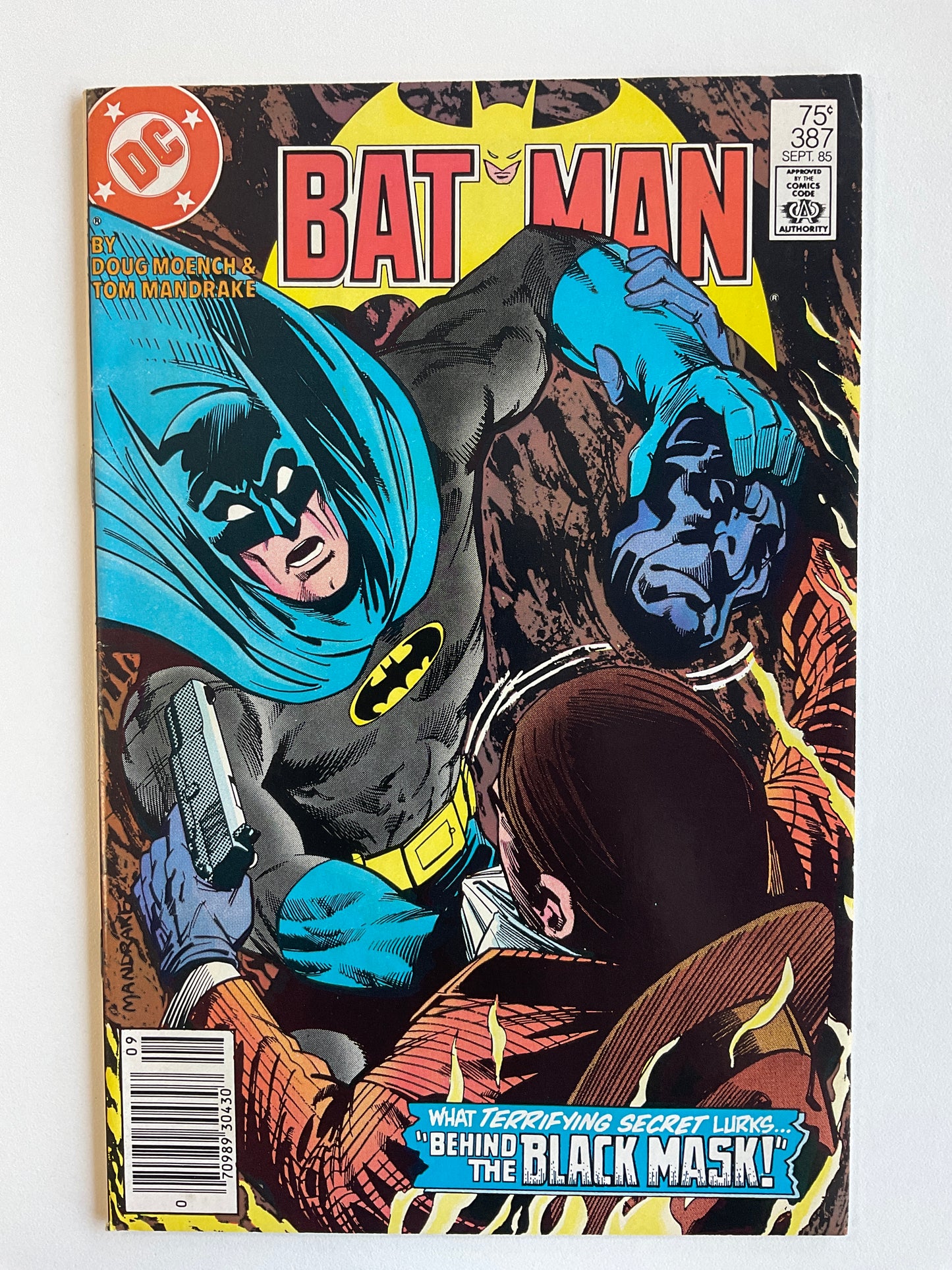 BATMAN (1940) #387 3RD BLACK MASK VF-