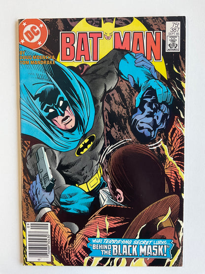 BATMAN (1940) #387 3RD BLACK MASK VF-