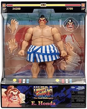 Jada Toys ULTRA STREET FIGHTER E. HONDA Deluxe Action Figure - Infinite Collectibles