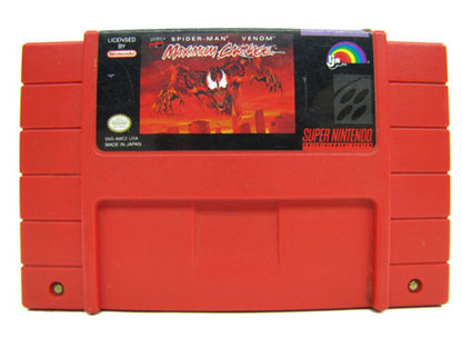 SNES SPIDER-MAN MAXIMUM CARNAGE