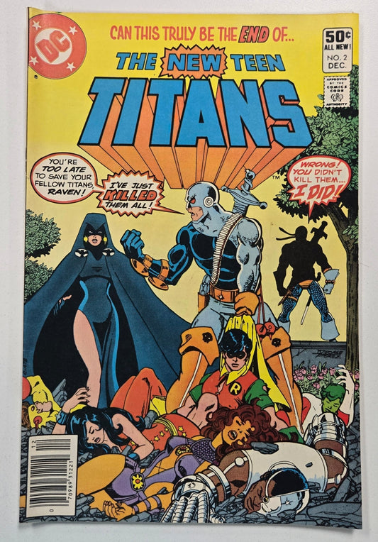 New Teen Titans (1980) 002 VF - 1st app. Of Deathstroke - Infinite Collectibles