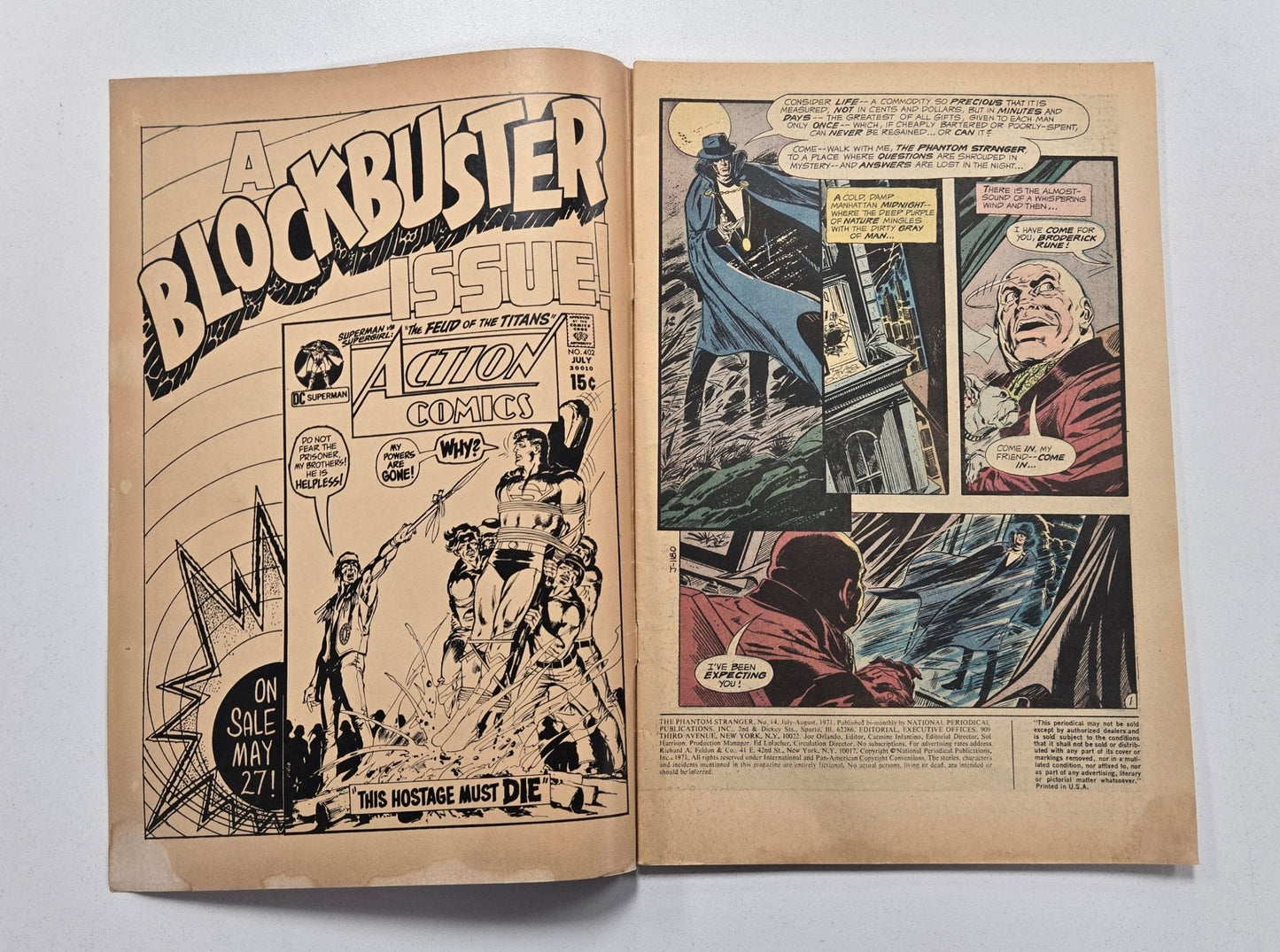 Phantom Stranger 14 - Iconic Cover - Infinite Collectibles