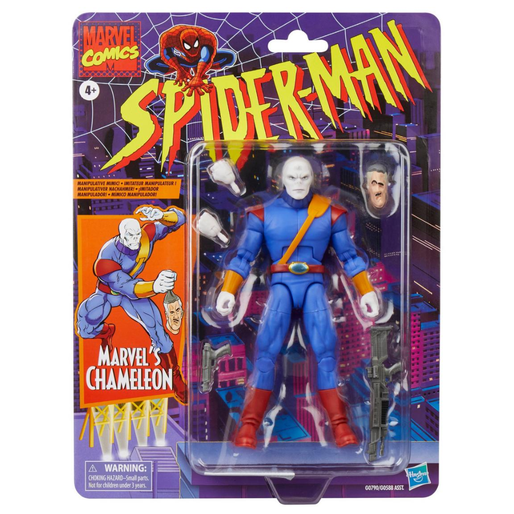 Marvel Legends Retro Card Chameleon 6-in Action Figure