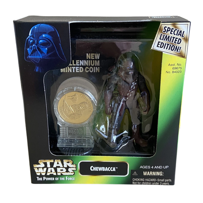 Star Wars Chewbacca | POTF Limited Edition w/ Coin | 1998 Hasbro | NIB