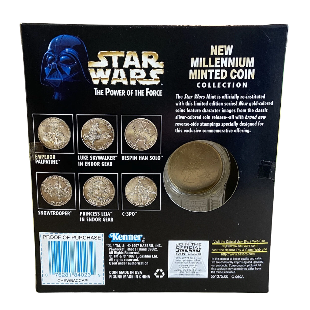 Star Wars Chewbacca | POTF Limited Edition w/ Coin | 1998 Hasbro | NIB