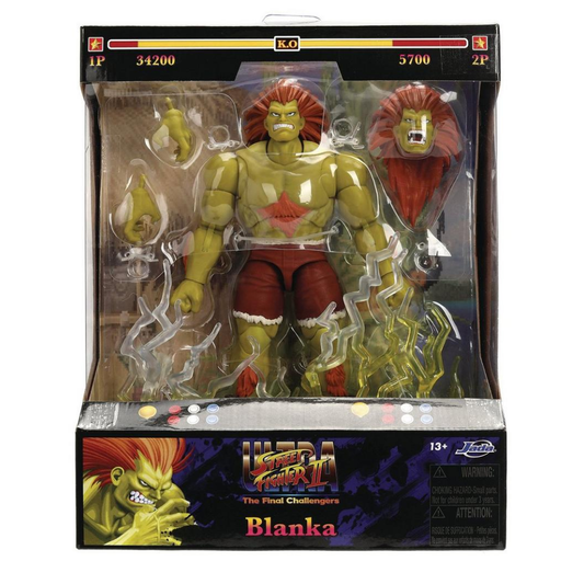 Ultra Street Fighter II Blanka Scale Deluxe 6-In Action Figure