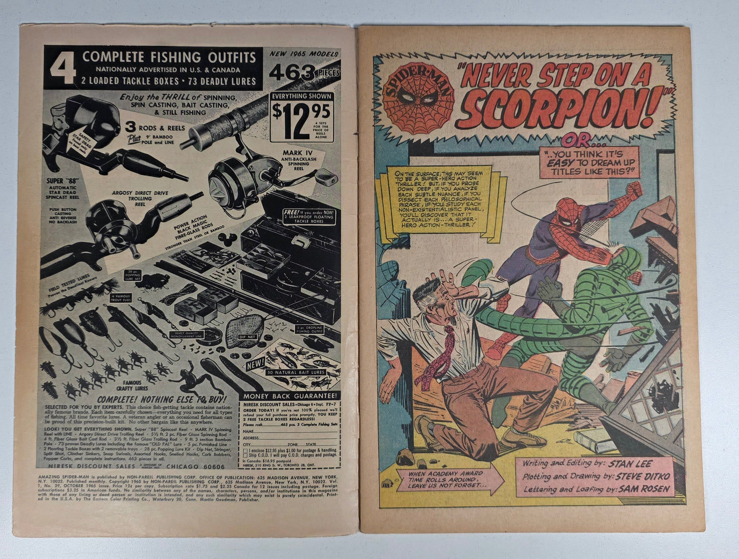 Amazing Spider-Man (1962) #29 "Never Step on a Scorpion!" 2nd Appearance of Scorpion Mac Gargan