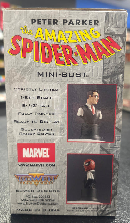 BOWEN DESIGNS PETER PARKER SPIDER-MAN MINI BUST #3206/6000