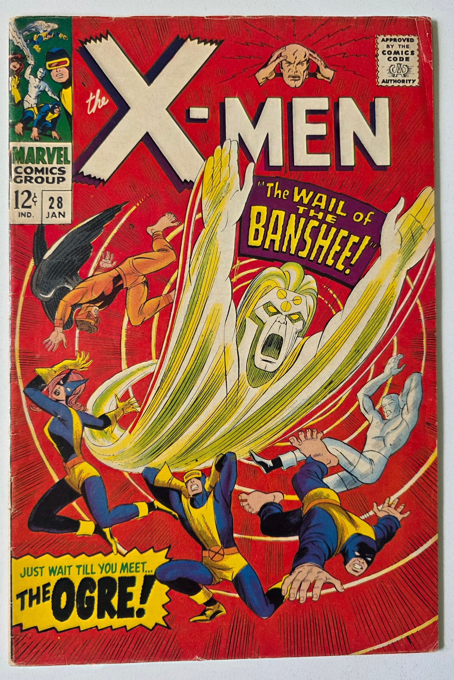 Uncanny X-Men (1963) #28 "The Wail of the Banshee!" 1st Appearance of Banshee