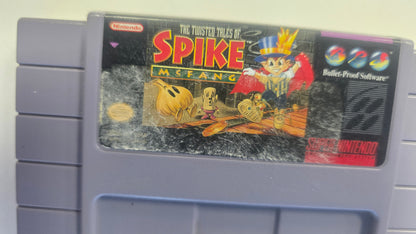 SNES THE TWISTED TALES OF SPIKE MCFANG - LOOSE