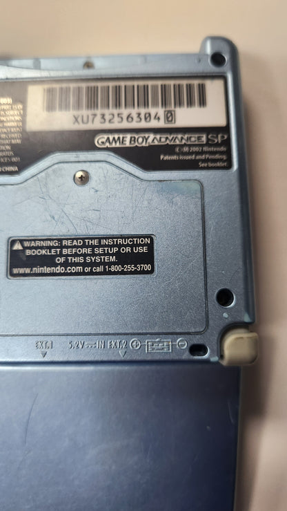 GAMEBOY ADVANCE SP PEARL BLUE AGS-101