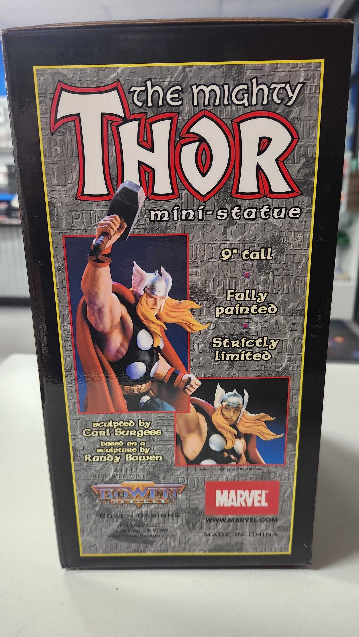 BOWEN DESIGNS THOR MINI-STATUE #761/5500