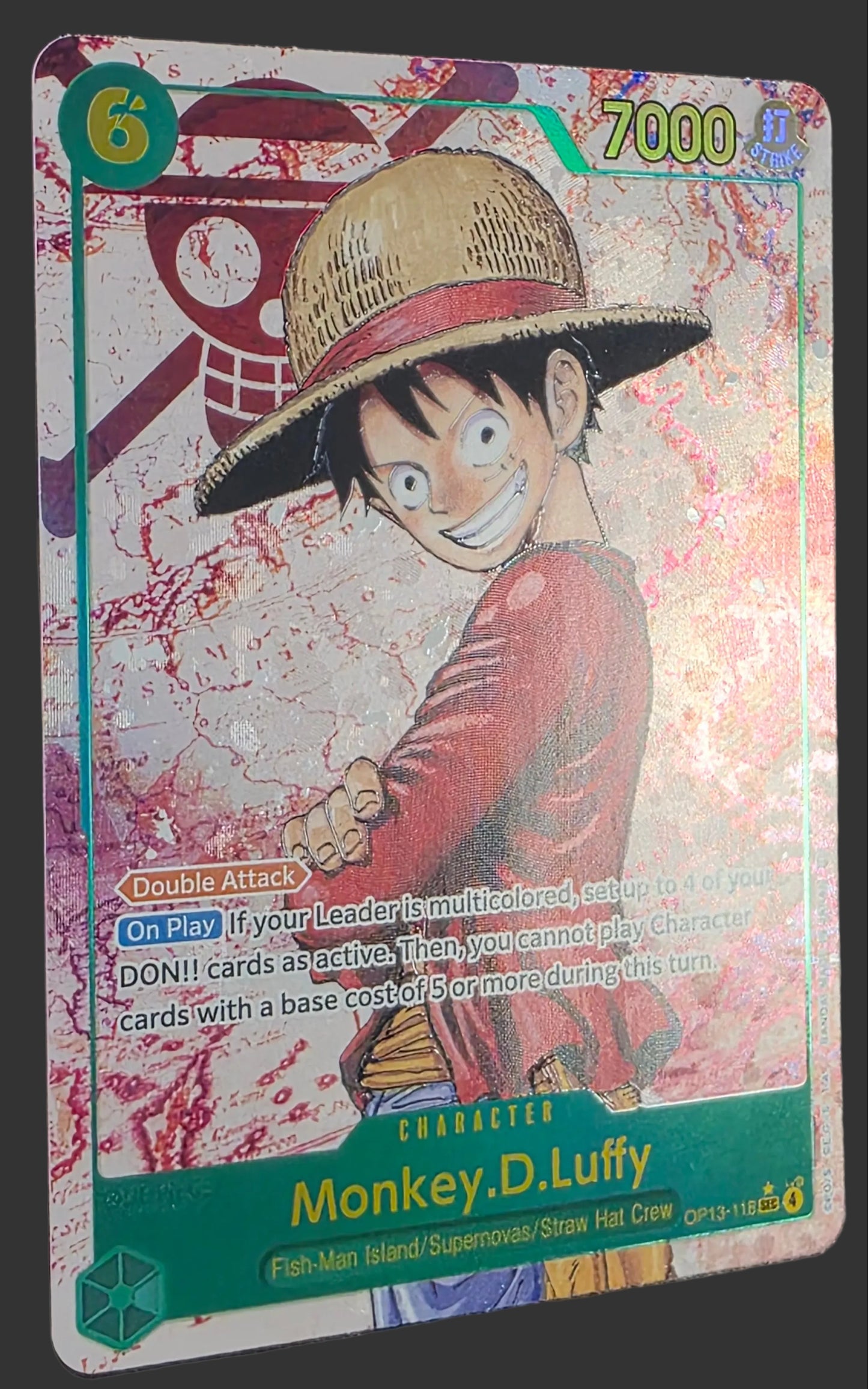Monkey.D.Luffy (118) (Parallel) - Carrying On His Will (OP13) NM