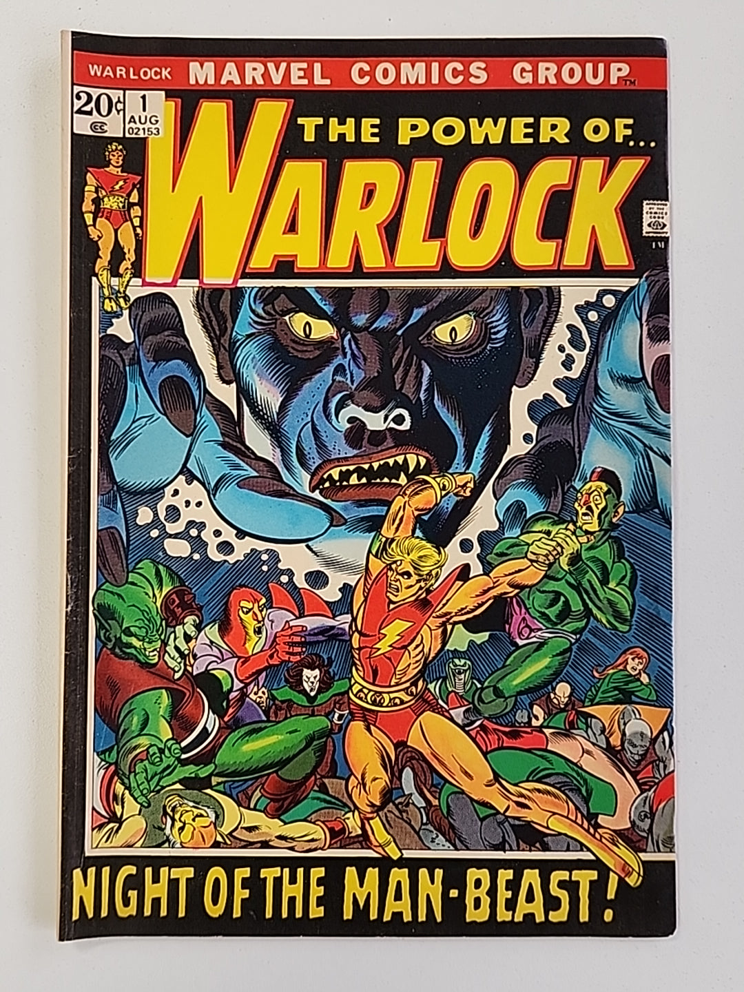 Warlock (1972) #01 FN/VF Origin of Adam Warlock