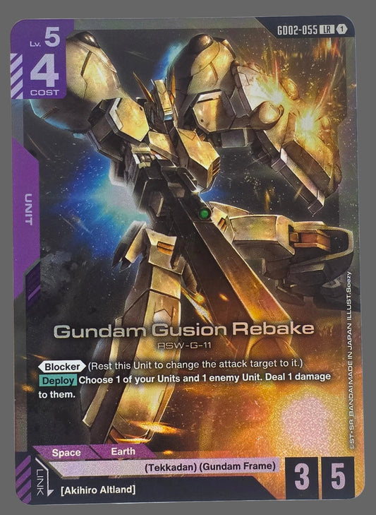 Gundam Gusion Rebake - Dual Impact (GD02) Gundam Card Game
