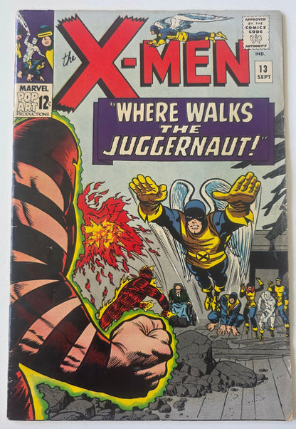 Uncanny X-Men (1963) #13 "Where Walks the Juggernaut!" 2nd Appearance of Juggernaut