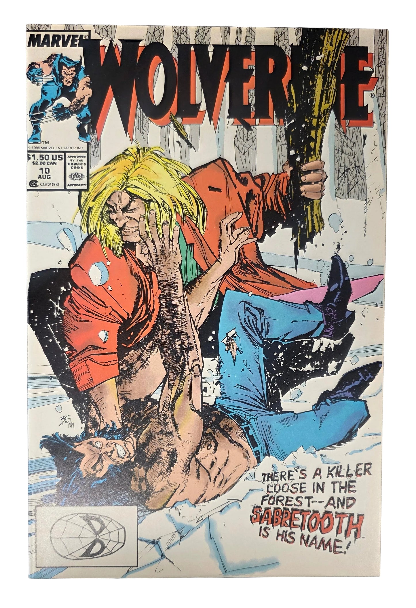 Wolverine (1988) #10 NM 1st Wolverine vs Sabretooth
