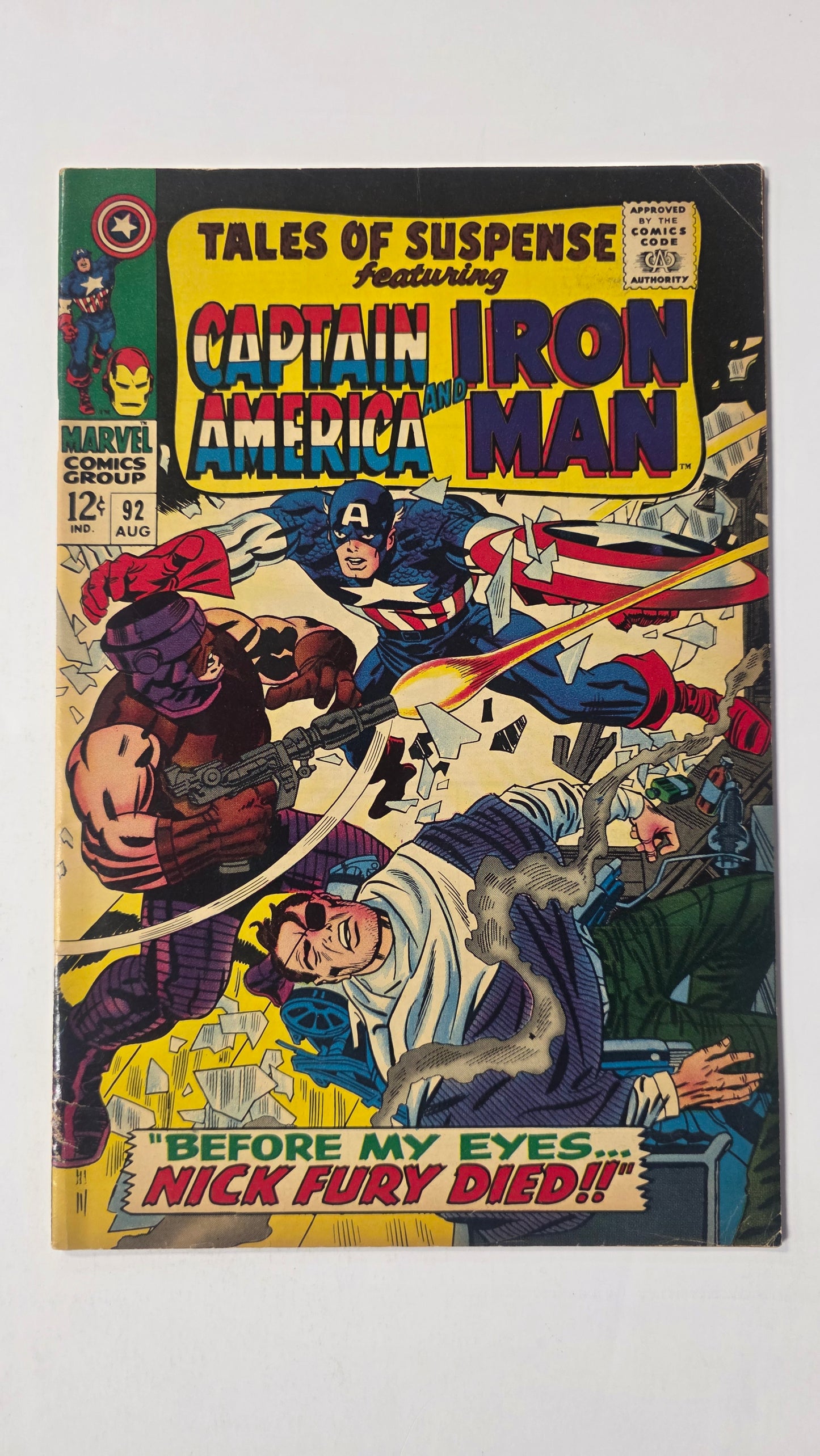 Tales of Suspense (1958) #92 FN- (5.5) Comic Book