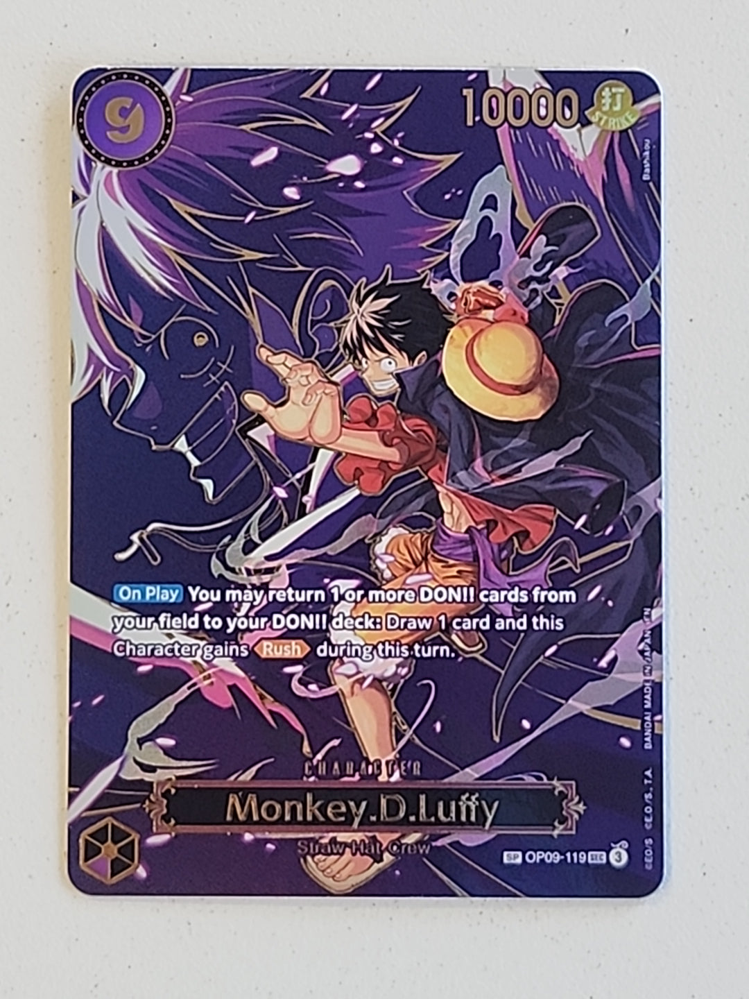 Monkey.D.Luffy - OP09-119 (SP) - Carrying On His Will (OP13)