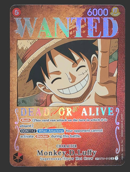 Monkey.D.Luffy (Wanted Poster) - Pillars of Strength (OP03)