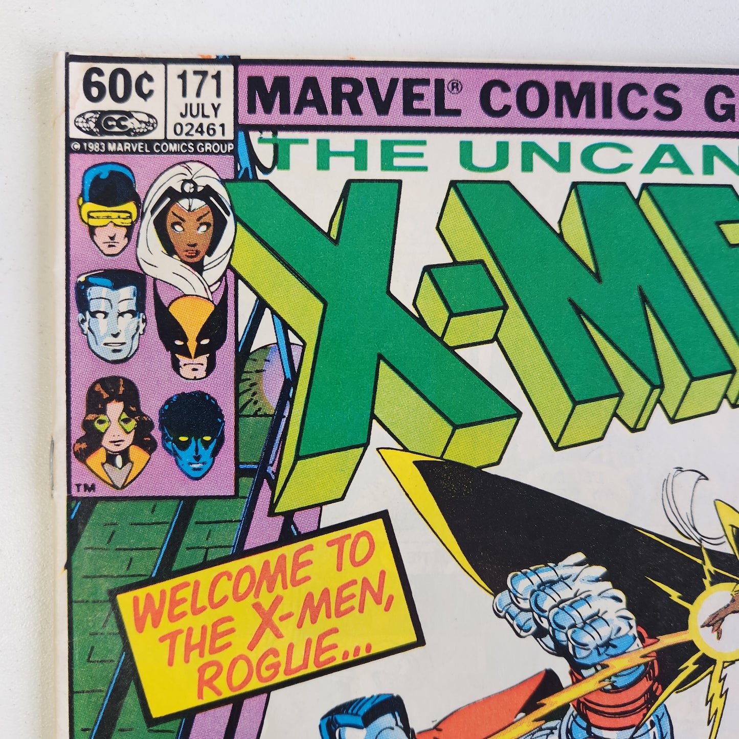 Uncanny X-Men (1980) #171 VF Rogue Joins the X-Men KEY Newsstand Edition