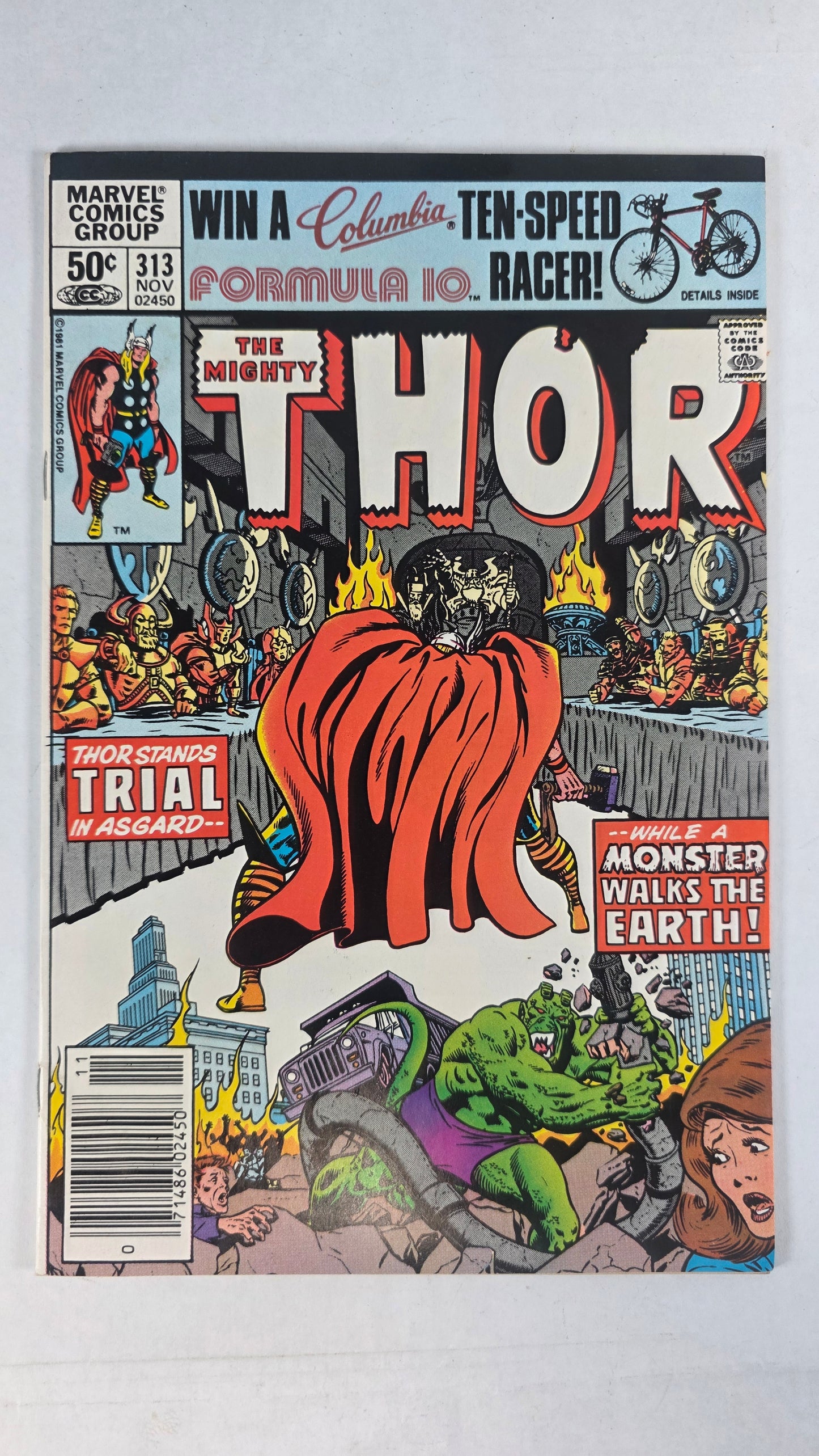 Thor (1966) #313 VF- (7.5) Newsstand Edition Comic Book