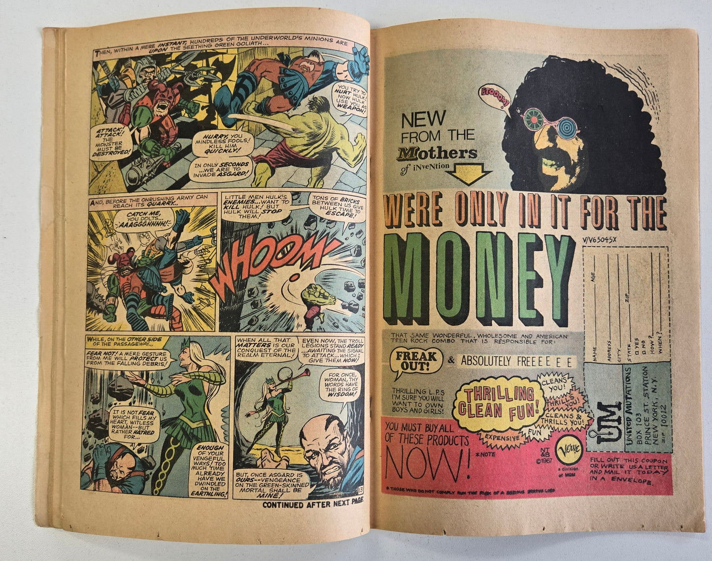 Incredible Hulk (1968) #102 - Big Premiere Issue VG/FN