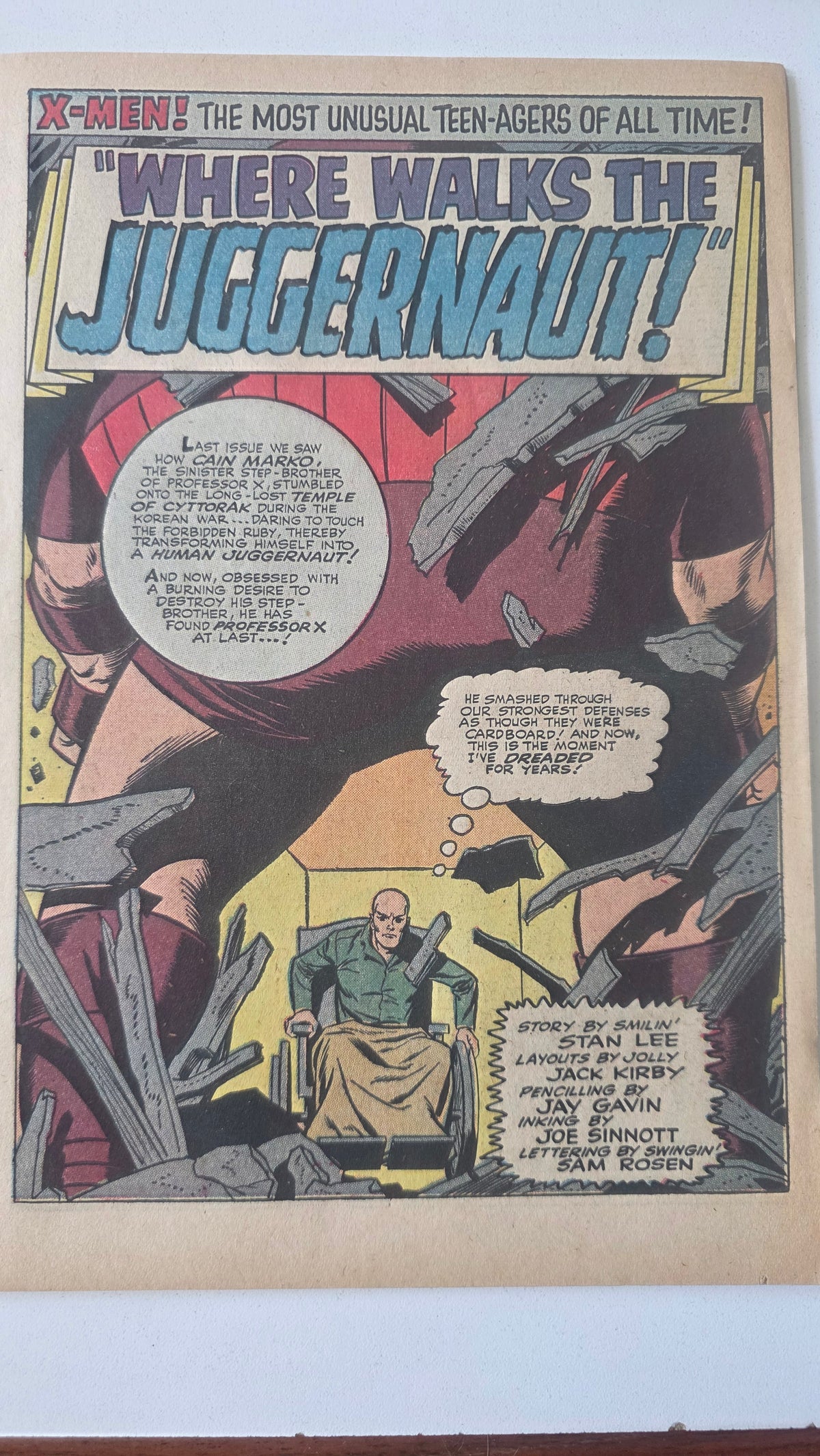 Uncanny X-Men (1963) #13 "Where Walks the Juggernaut!" 2nd Appearance of Juggernaut