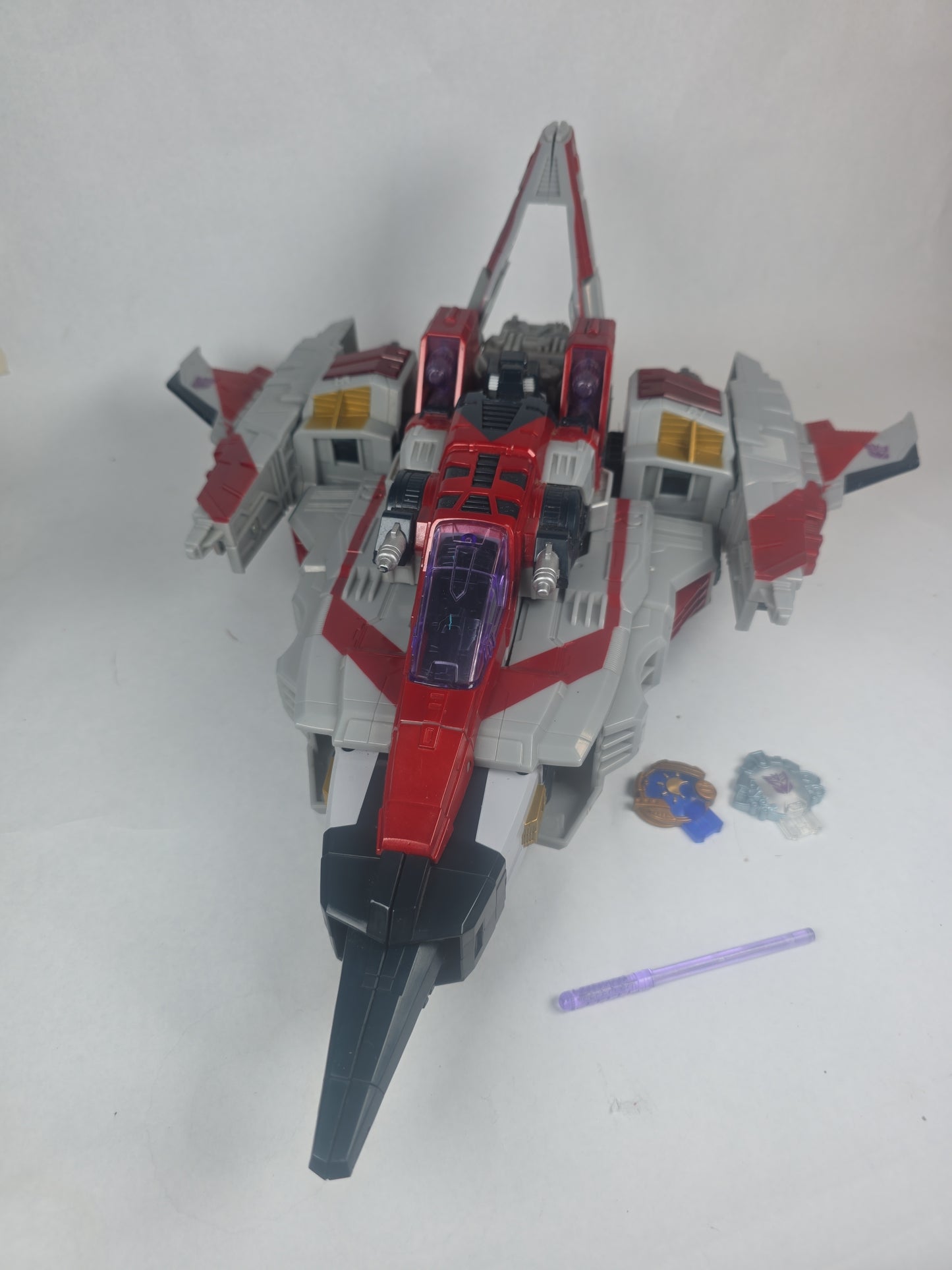 TRANSFORMERS CYBERTRON SUPREME CLASS STARSCREAM