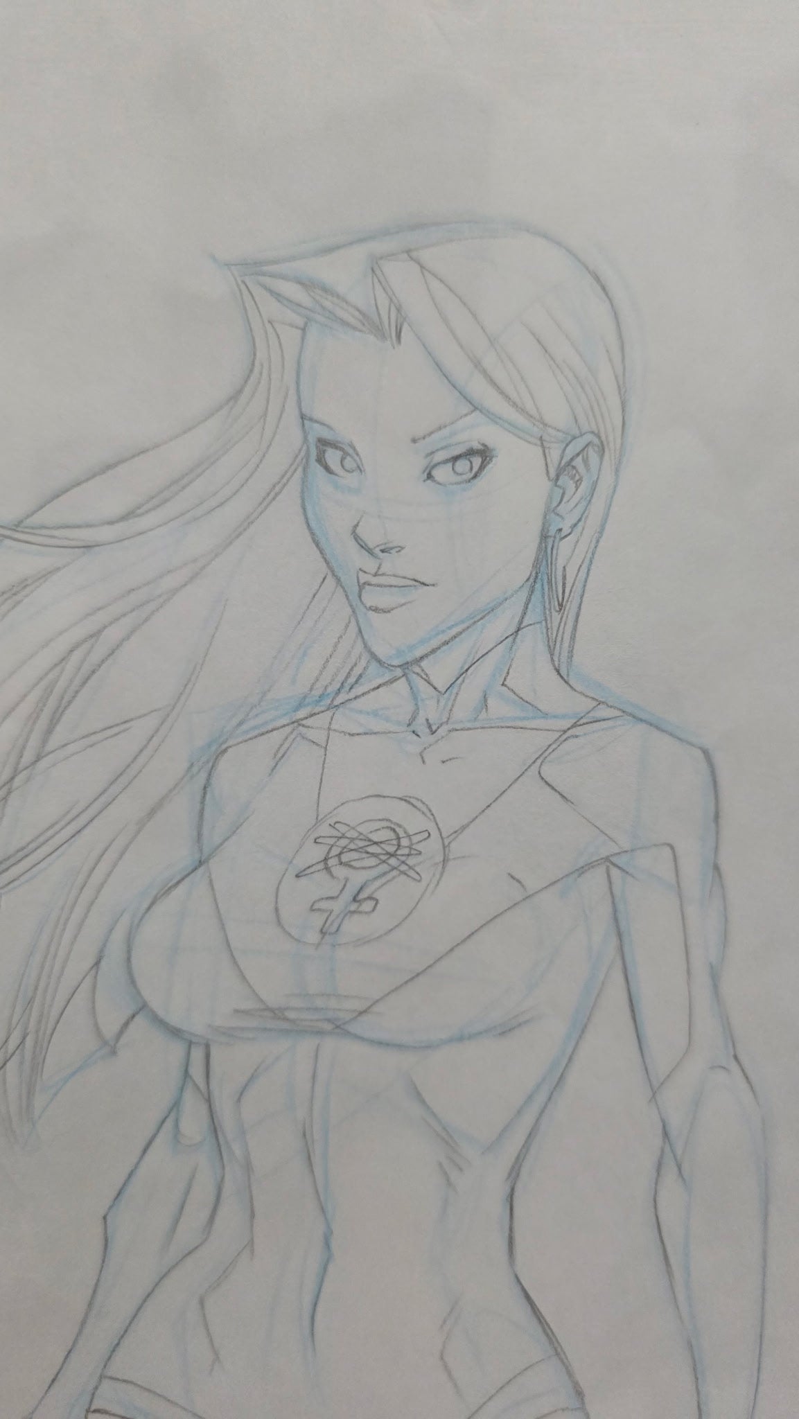 Ryan Ottley Atom Eve sketch