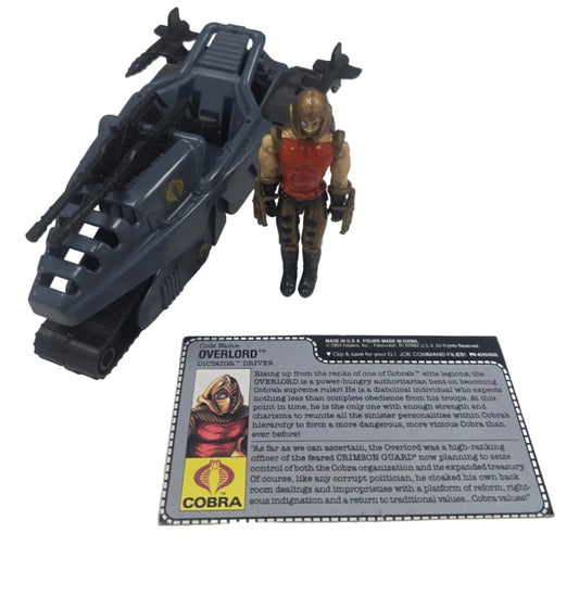 GI JOE VINTAGE 1990 OVERLORD'S DICTATOR COMPLETE