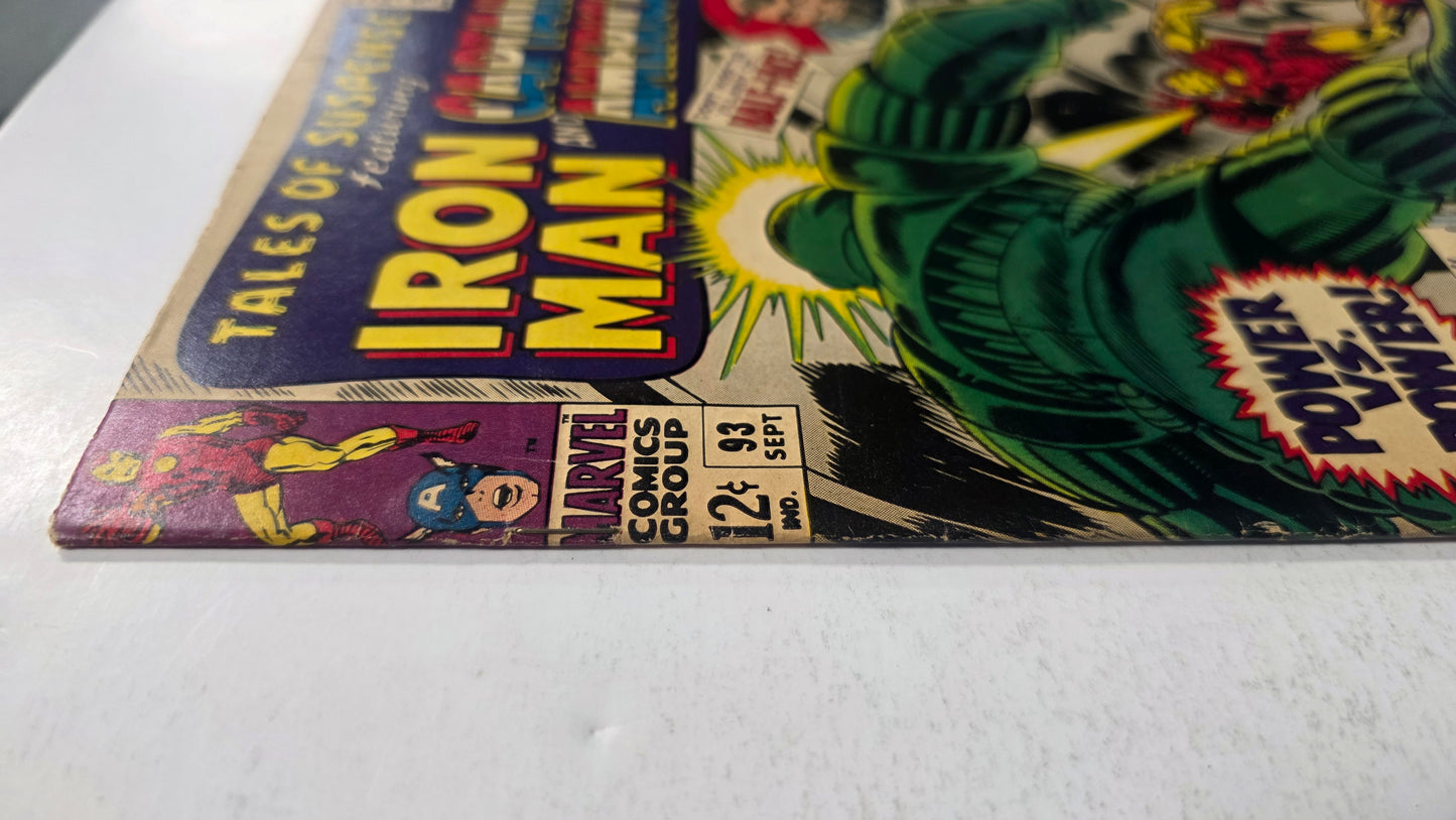 Tales of Suspense (1958) #93 FN/VF (7.0) M.O.D.O.K. cameo Comic Book