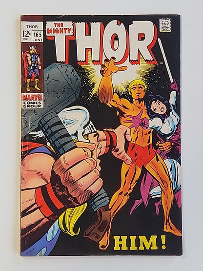 THOR (1966) #165 1ST "HIM" FN- KEY