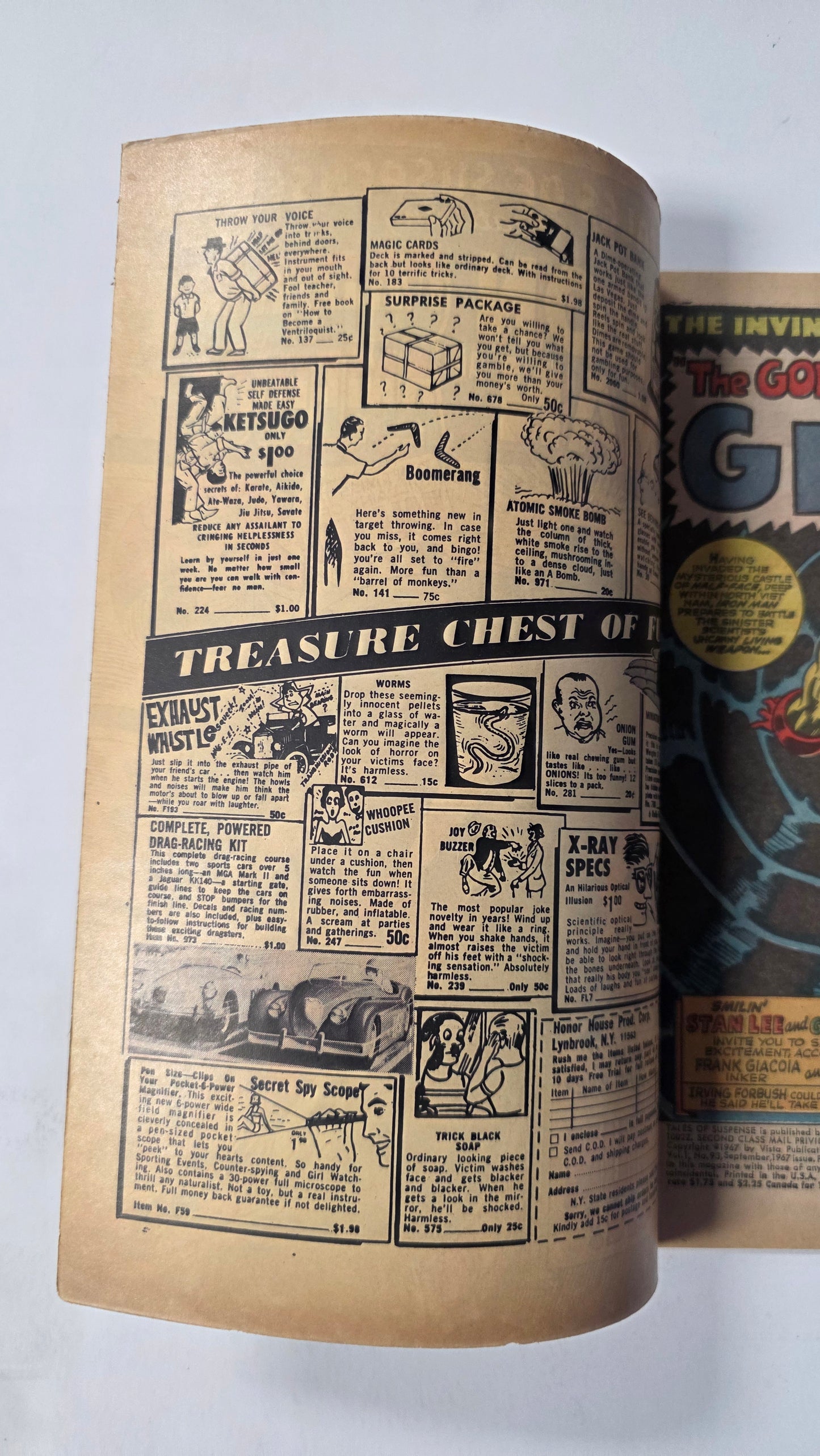 Tales of Suspense (1958) #93 FN/VF (7.0) M.O.D.O.K. cameo Comic Book