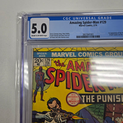 Amazing Spider-Man (1963)  #129 5.0 CGC -  1st appearance of The Punisher