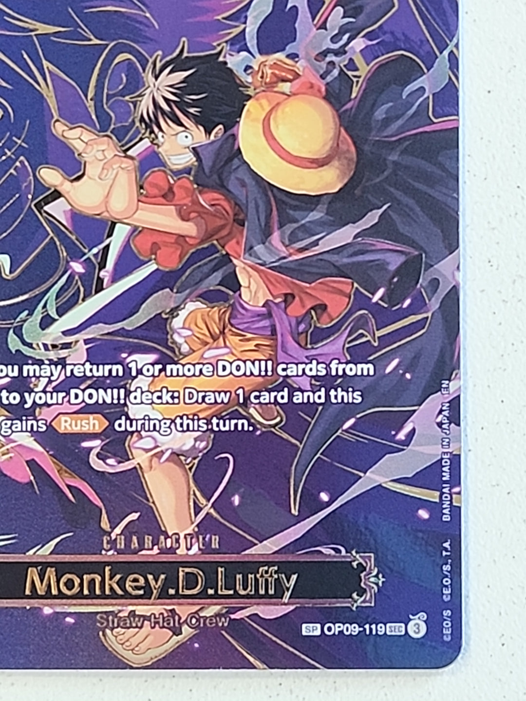 Monkey.D.Luffy - OP09-119 (SP) - Carrying On His Will (OP13)